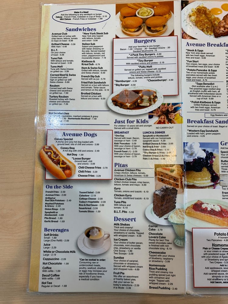 Angelo’s Avenue Grille menu 5